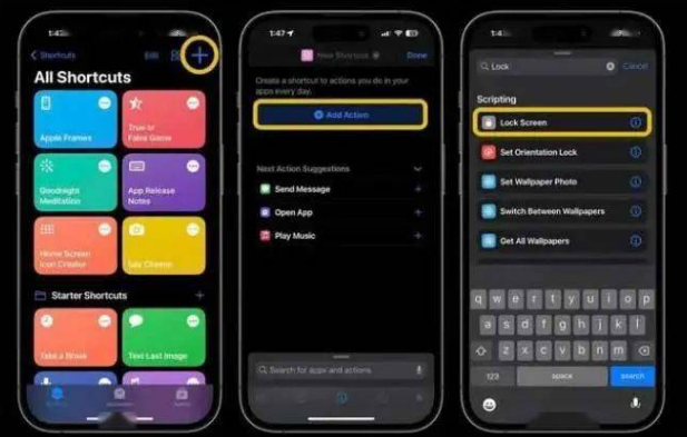 正安苹果14锁屏维修店分享iPhone14升级iOS16.4后如何创建锁屏快捷方式 