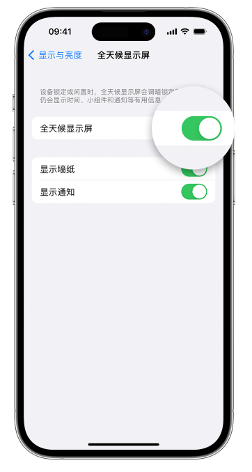 正安苹果14维修店分享如何自定义 iPhone 14 Pro 常亮显示屏 