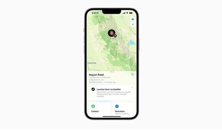 正安苹果14维修分享iPhone14系列中 FindMy功能通过卫星分享位置方法教程 